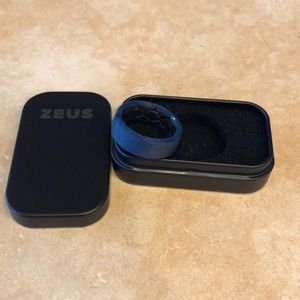 Men’s Rubber Wedding band, size 11, Navy